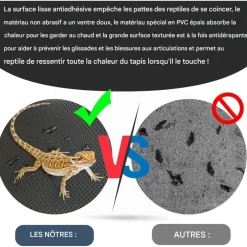 Downypaws - Tapis de terrarium - substrat pour reptiles Best