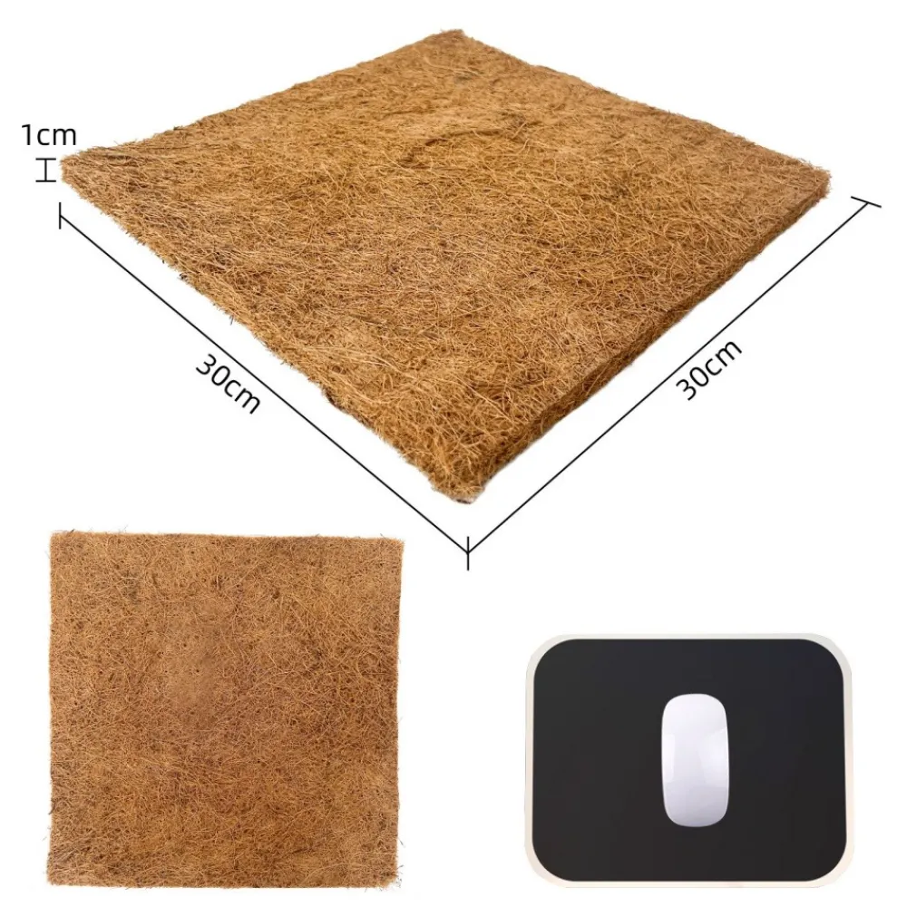 Downypaws Poulaillers, Clapiers Et Accessoires | - Tapis en fibre de noix de coco pour nid d'oiseau et animal de compagnie épaisseur 1cm 30*30cm 5 pièces
