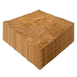 Downypaws Poulaillers, Clapiers Et Accessoires | - Tapis en fibre de noix de coco pour nid d'oiseau et animal de compagnie 25*25cm5 pièces