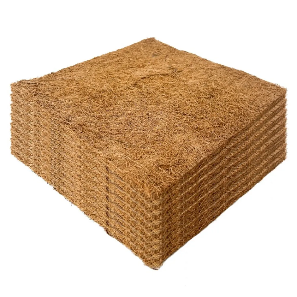 Downypaws Poulaillers, Clapiers Et Accessoires | - Tapis en fibre de noix de coco pour nid d'oiseau et animal de compagnie 25*25cm5 pièces