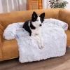 Downypaws - Tapis pour lit de chien en peluche, universel pour toutes saisons gris 105 x 95 x 15 cm New