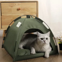 Downypaws - Tente fraîche d'été pliable pour animaux de compagnie: nid d'activité pour chats et chiens Online