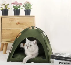 Downypaws - Tente fraîche d'été pliable pour animaux de compagnie: nid d'activité pour chats et chiens Online