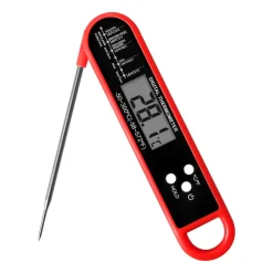 Downypaws Barbecues Et Planchas | - Thermomètre alimentaire multi-angle pliable rouge (-50 - 300鈩