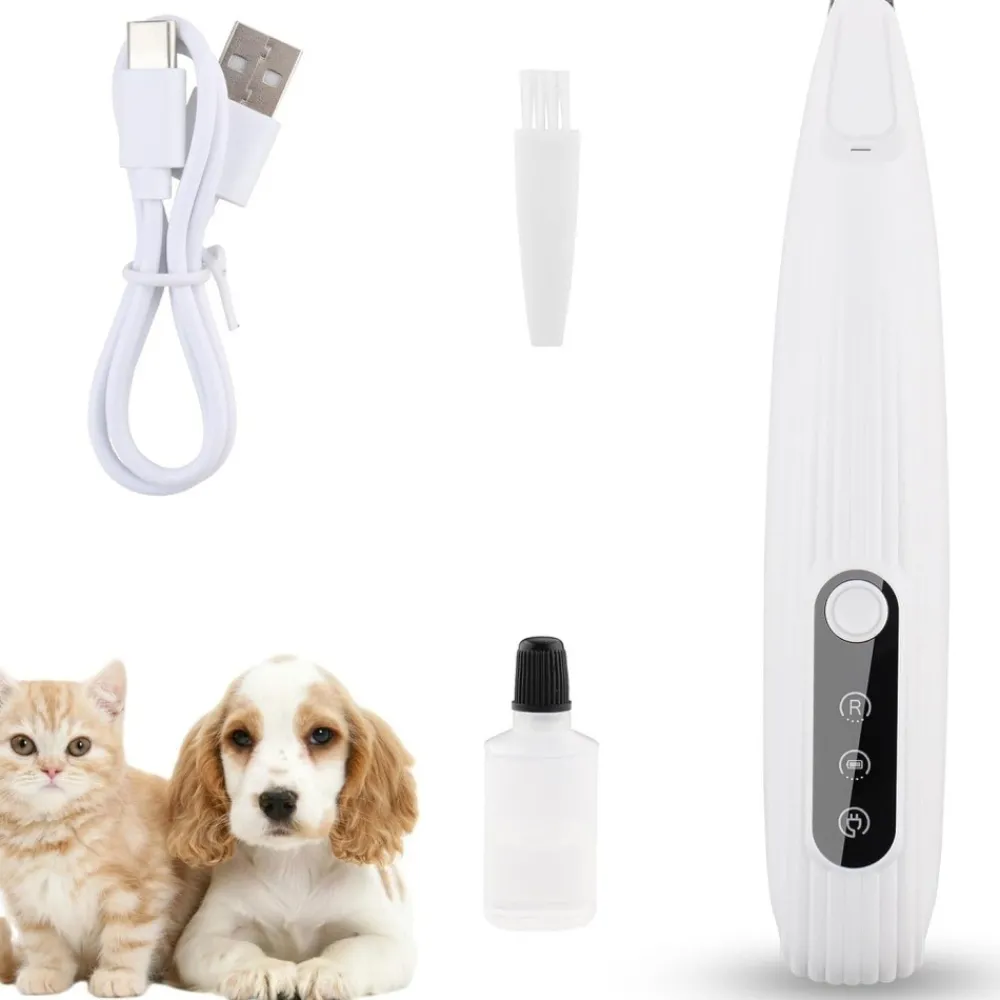 Downypaws - Tondeuse pattes chien chat avec affichage led Outlet
