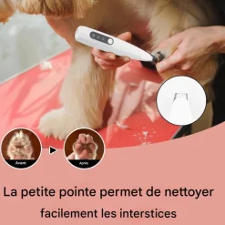 Downypaws - Tondeuse pattes chien chat avec affichage led Outlet