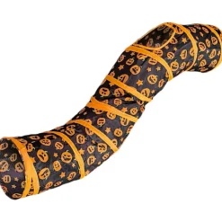 Downypaws - Tunnel pour chat avec halloween imprimé citrouille-130*25*25cm Hot