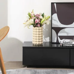 Downypaws - Vase décoratif boho bubble beige Clearance