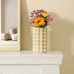 Downypaws - Vase décoratif boho bubble beige Clearance