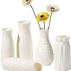 Downypaws - Vase en plastique pour arrangement de fleurs en style nordique - décoration de maison et de table vase en plastique anti-chute Hot
