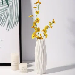 Downypaws - Vase en plastique pour arrangement de fleurs en style nordique - décoration de maison et de table vase en plastique anti-chute Hot