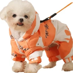 Downypaws Colliers, Laisses Et Vêtements | - Vêtements pour chiens-manteau d'hiver pour petit chien longueur du dos 33