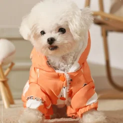 Downypaws Colliers, Laisses Et Vêtements | - Vêtements pour chiens-manteau d'hiver pour petit chien longueur du dos 33