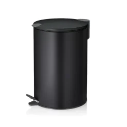 Dr Beckmann Entretien De La Maison | - Kela line poubelle à pédale 12l noir - 10642