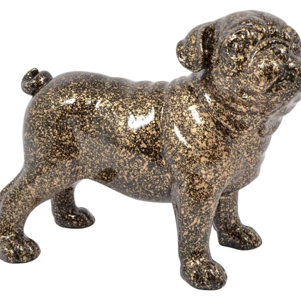 Drimmer - Statuette bouledogue en polyrésine giorgia Discount