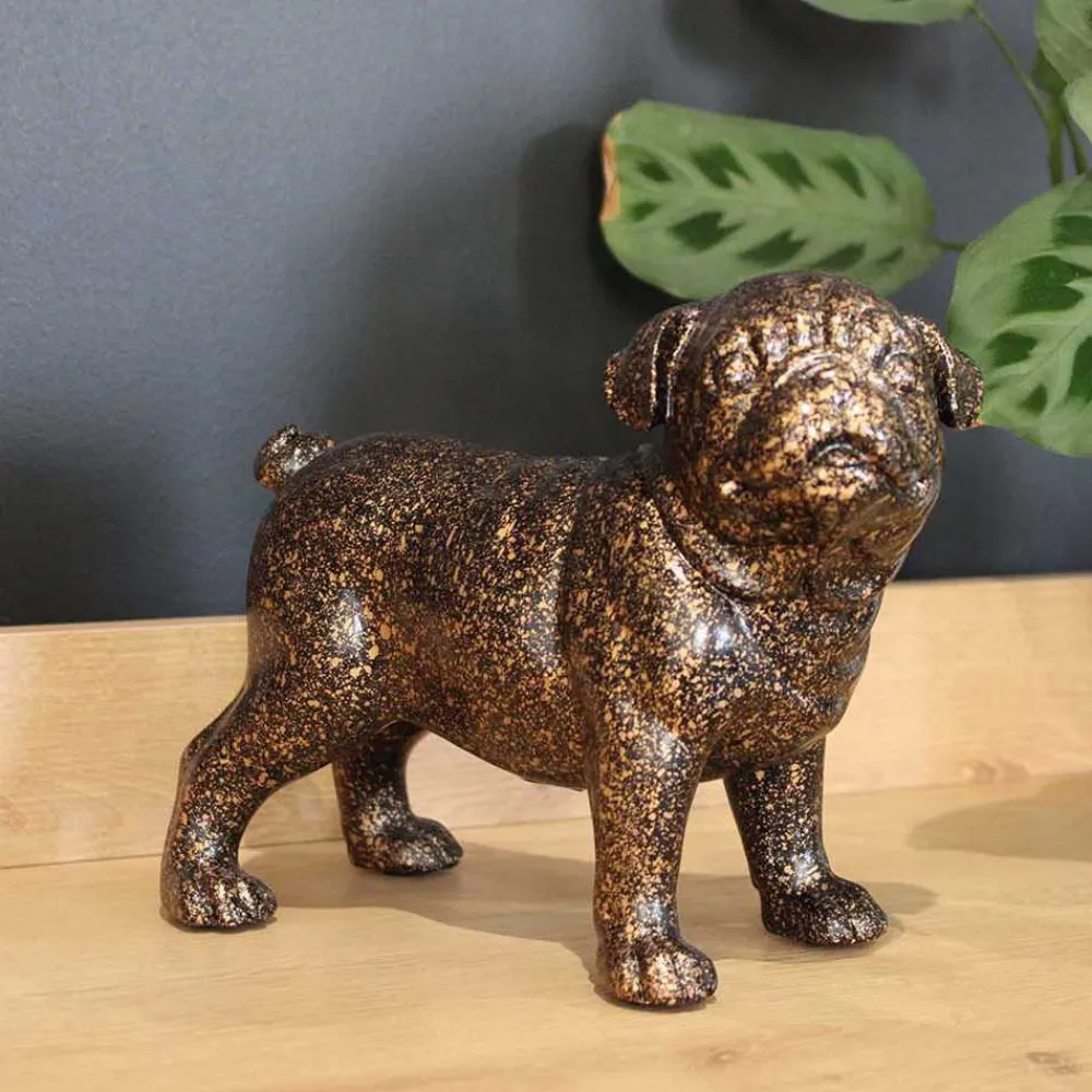 Drimmer - Statuette bouledogue en polyrésine giorgia Discount