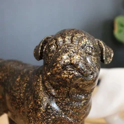 Drimmer - Statuette bouledogue en polyrésine giorgia Discount