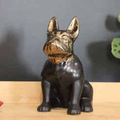 Drimmer - Statuette chien bouledogue en céramique zoya Discount