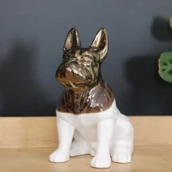 Drimmer - Statuette chien bouledogue en céramique zoya Outlet