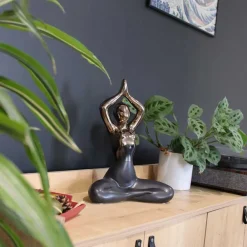 Drimmer - Statuette yoga en céramique zoya Best