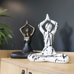 Drimmer - Statuette yoga en céramique zoya Best