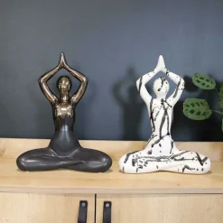Drimmer - Statuette yoga en céramique zoya Best