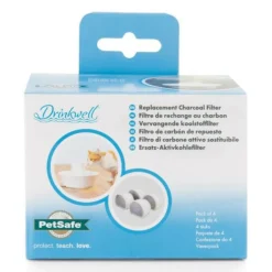 Drinkwell Gamelles Et Autres Accessoires | - Petsafe - filtre au charbon de rechange pour fontaine a eau en céramique avalon, pagoda et streamside, naturel, pack