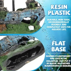 Dtopbuyage - Accessoires navire pour aquarium Clearance