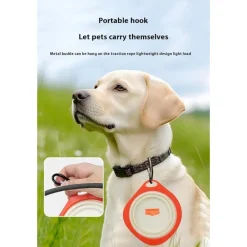 Dtopbuyage - Bol de nourriture pour chien en silicone pliable Sale