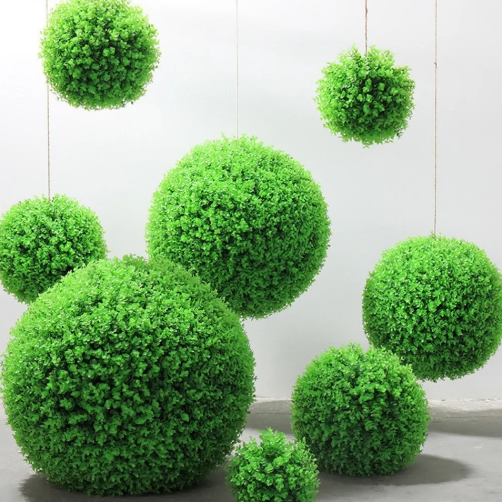Dtopbuyage - Boule de plante artificielle d'eucalyptus pour la décoration du plafond intérieur 25c 2pcs Discount