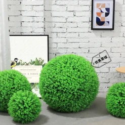 Dtopbuyage - Boule de plante artificielle d'eucalyptus pour la décoration du plafond intérieur 25c 2pcs Discount