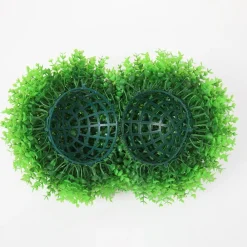 Dtopbuyage Plantes Artificielles | - Boule de plante artificielle de milan pour la décoration du plafond 23cm 2pcs