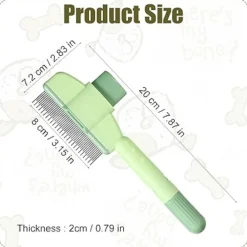 Dtopbuyage - Brosse autonettoyante magique pour chats et chiens élimine poils et puces Clearance