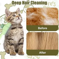 Dtopbuyage - Brosse autonettoyante magique pour chats et chiens élimine poils et puces Clearance