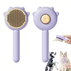 Dtopbuyage - Brosse pour animaux de compagnie bouton de nettoyage Best