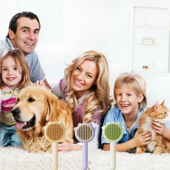 Dtopbuyage - Brosse pour animaux de compagnie bouton de nettoyage Best