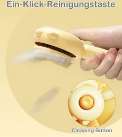 Dtopbuyage - Brosse pour animaux de compagnie bouton de nettoyage New