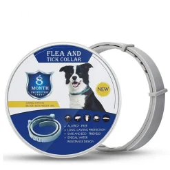 Dtopbuyage Colliers, Laisses Et Vêtements | - Collier antiparasitaire réglable pour chien 62 cm