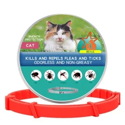 Dtopbuyage - Collier anti-puces et anti-tiques pour chats et chiens Discount