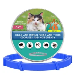 Dtopbuyage - Collier anti-puces et anti-tiques pour chats et chiens Discount