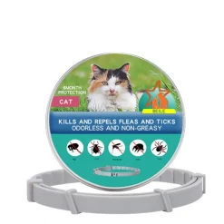 Dtopbuyage - Collier anti-puces et anti-tiques pour chats et chiens Hot