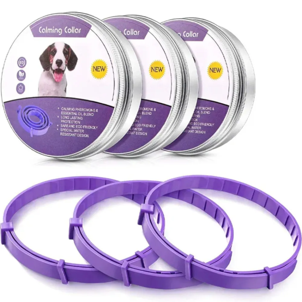 Dtopbuyage - Collier apaisant réglable pour chiens New
