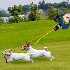 Dtopbuyage - Corde rétractable pour chien avec lampe et support sac Online