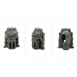 Dtopbuyage Plantes Et Décoration | - Décoration aquarium artefact aztèque