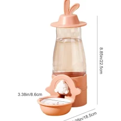 Dtopbuyage - Distributeur eau lapin 600ml pet