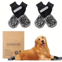 Dtopbuyage Colliers, Laisses Et Vêtements | - chaussettes anti - dérapantes pour chiens et chats