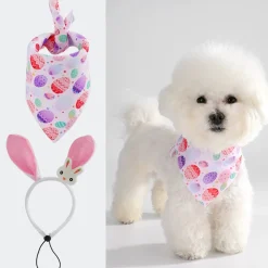 Dtopbuyage - ensemble d'easter pour chiens et lapins New