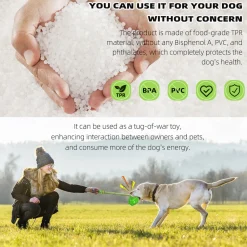 Dtopbuyage Jouets | - jouet de récupération pour chien avec corde