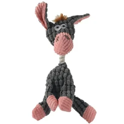 Dtopbuyage - jouet à mâcher en peluche d'âne pour chien New