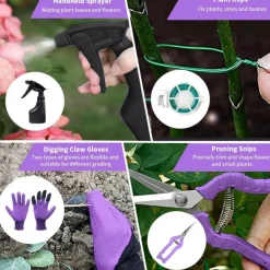 Dtopbuyage Outils De Jardinage Et Accessoires | - Ensemble de 11 outils de jardinage à main
